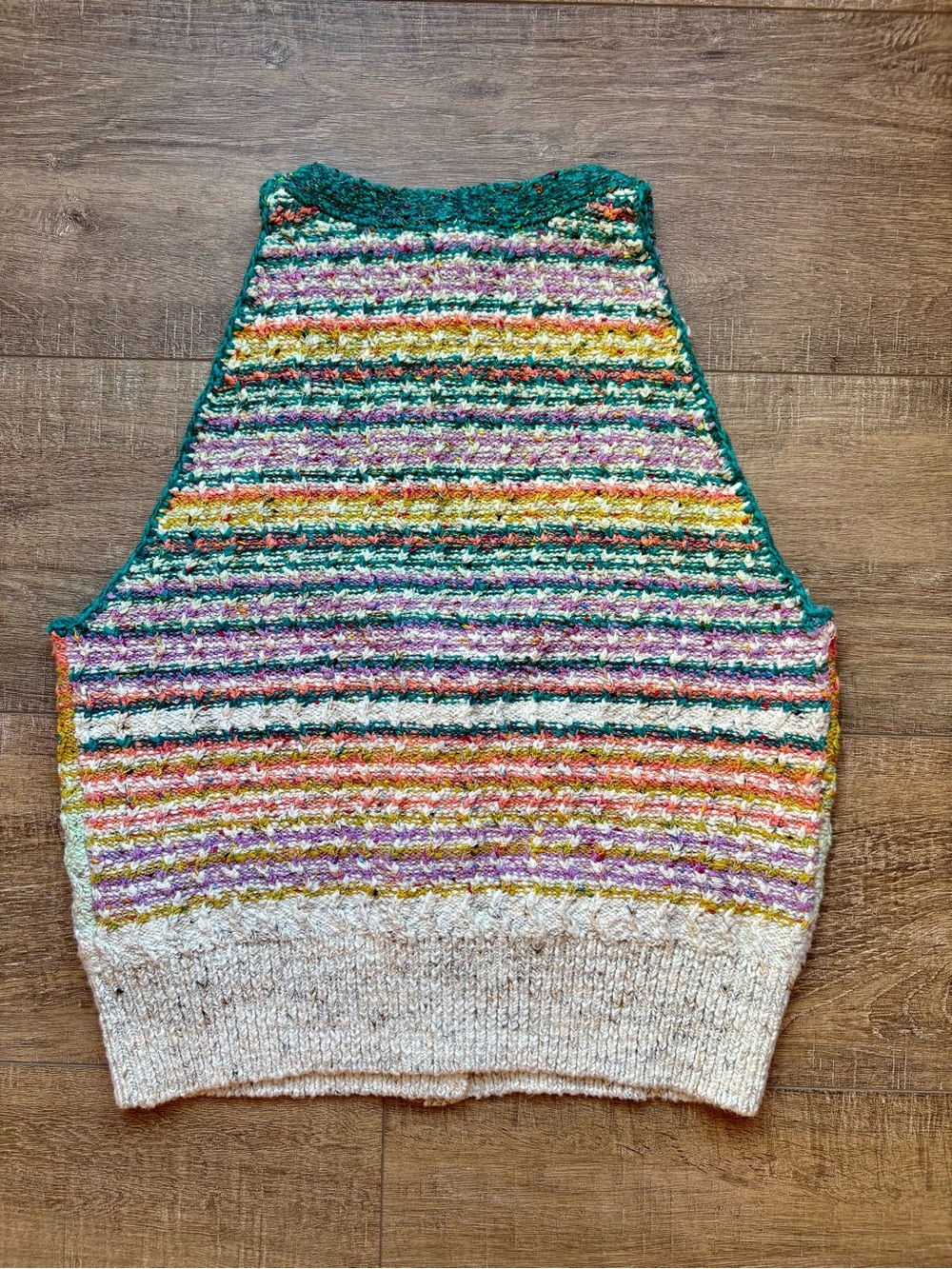 Pilcro Multicolor Gradient Knit Crop Tank - Picture 8 of 10